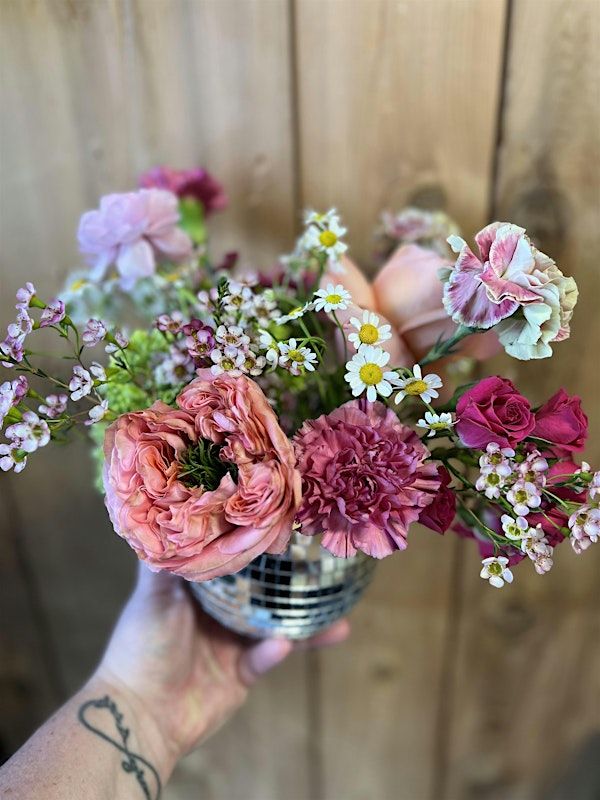 Sips and Stems-Disco Ball Design | Daisy Ranch Saloon