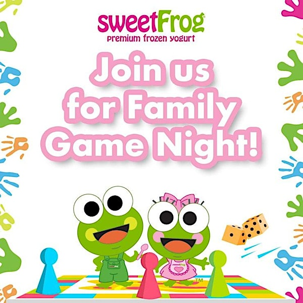 Family Game Night at sweetFrog Wheaton | sweetFrog