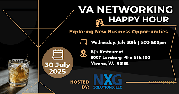 Department of Veterans Affairs Industry Happy Hour | BJ's Restaurant & Brewhouse
