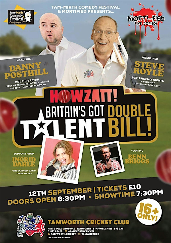HOWZATT - Live stand up fun from the Outside Edge! | Tamworth Cricket & Hockey Club