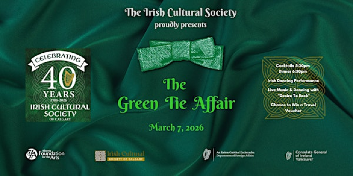The Green Tie Affair | Irish Cultural Society of Calgary, Bunratty Hall