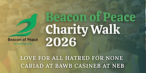 Beacon of Peace Charity Walk 2026 | Baitur Raheem Mosque