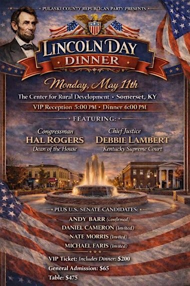 Pulaski County Republican Party Lincoln Dinner | The Center For Rural Development