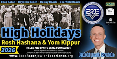 2026 Rosh Hashana & Yom Kippur High Holidays in Boca Raton | Jewish Federation of South Palm Beach County