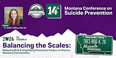 2026 Montana Conference on Suicide Prevention | University Center Ballroom