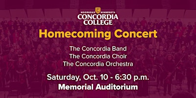 2026 Concordia College Homecoming Concert | Memorial Auditorium
