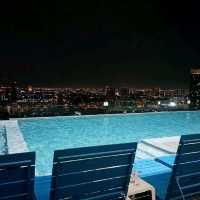 Affordable Stay with Rooftop Infinity Pool!