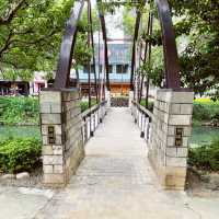 假日悠閒好去處｜護城河親水公園｜親子相處好時光