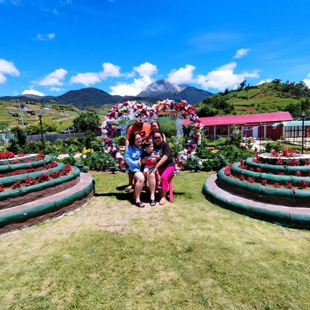 On top of the 'world' at Apo Flower Garden