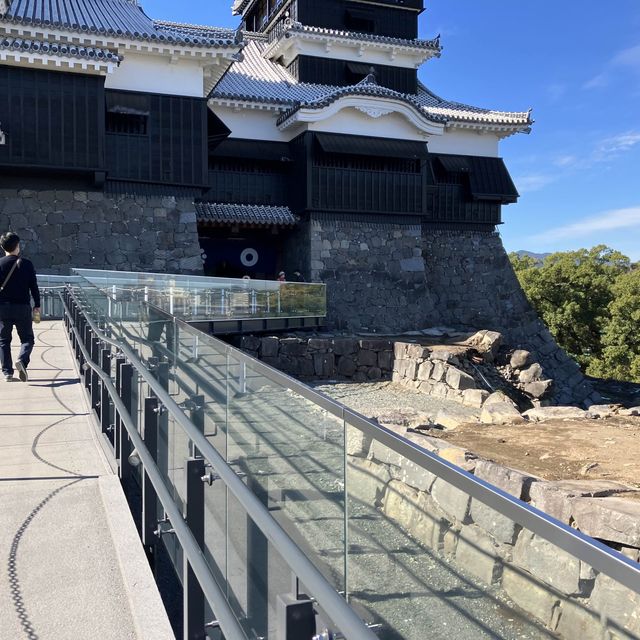 復興中の熊本城