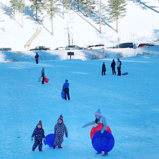 Experience snow ❄️ in Lee Meadows-Las Vegas