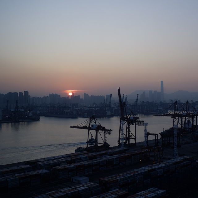 Staycation之藍巴勒海峽的日出