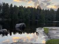 Beautiful Badedammen lake