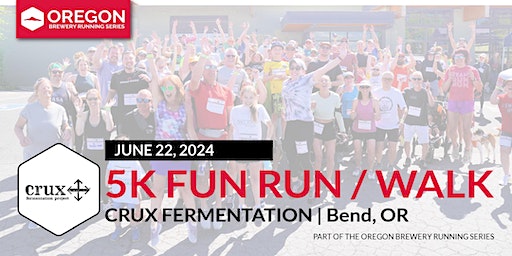 5k Beer Run x Crux Fermentation Project | 2024 OR Brewery Running Series | Crux Fermentation Project