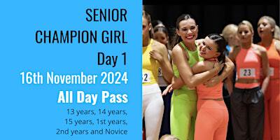 BJP Senior Champion Girl - Day 1 | Quaycentre