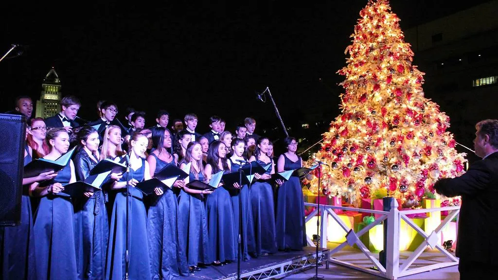 L.A. County Tree Lighting Ceremony | The Music Center, Downtown