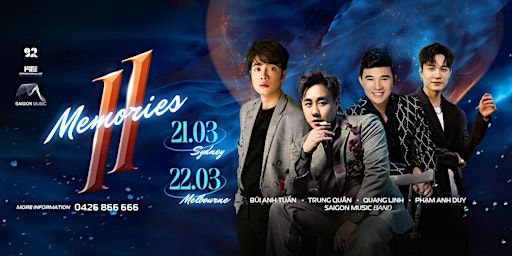 [SYD] MEMORIES XI | TRUNG QUÂN, QUANG LINH, BÙI ANH TUẤN, PHẠM ANH DUY | Cabra-Vale Diggers Club