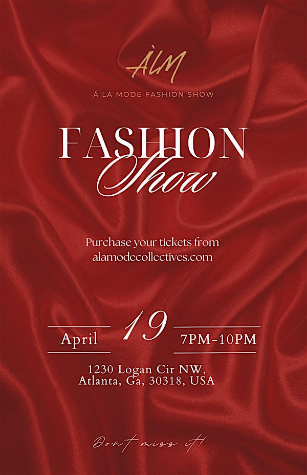 ALM “Heat” Fashion Show Media Production Studios的日期及行程