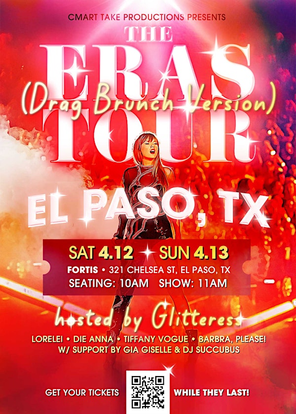 Taylor Swift The Eras Tour (Drag Brunch Version) El Paso 4/13 | Forti's Mexican Elder Restaurant