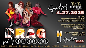 Drag Me to Brunch! A Drag Brunch at Mercedes' Tavern | Mercedes Neighborhood Tavern
