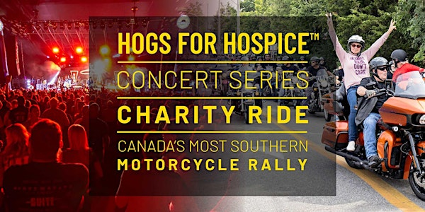 2025 HOGS FOR HOSPICE - Motorcycle Rally - Concerts - Charity Ride | Seacliff Park Amphitheatre