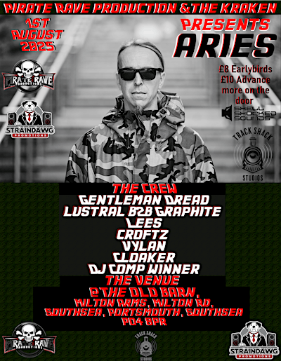 Pirate Rave Productions & The Kraken Presents Aries | Milton Arms