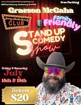 Graeson McGaha Comedy Live @ Jersey Hustle Comedy Club | Jersey Hustle Comedy Club