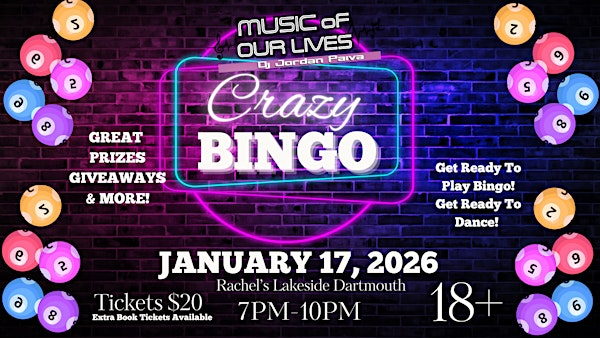 CRAZY BINGO 18+ | Rachel's Lakeside