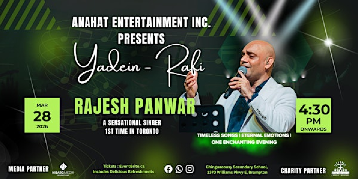 Yadein - Rafi (Musical Evening. Of Immortal Mohd. Rafi Songs) | 1370 Williams Pkwy