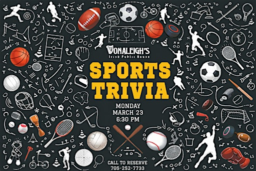 All Star Sports Trivia | Donaleigh's Irish Public House