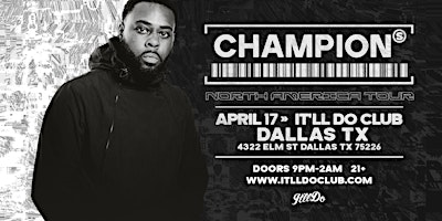 Champion at It'll Do Club | It'll Do Club