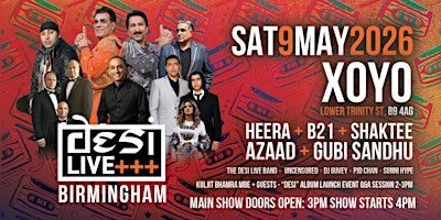 DESI LIVE | 80's + 90's BHANGRA LIVE | XOYO Birmingham | XOYO Birmingham