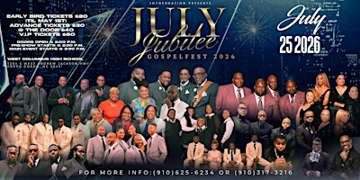 July Jubilee Gospelfest 2026 | West Columbus High School