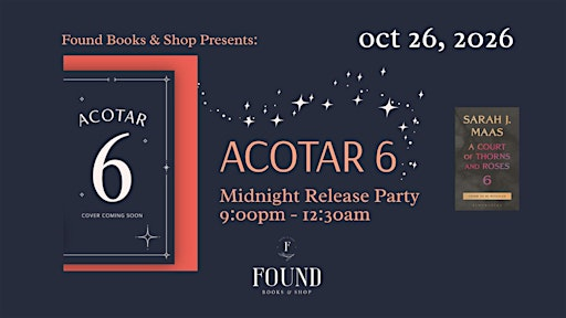 ACOTAR 6 Midnight Release: A Night at Velaris | Found Books & Shop