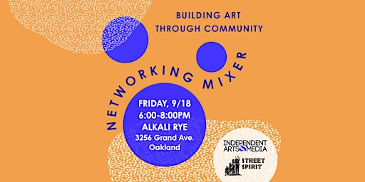 Building Art Through Community Mixer - Fall 2026 | Alkali Rye - Oakland's Beverage Shop
