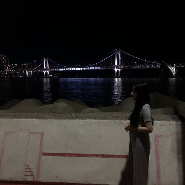[광안리해수욕장] 부산에서 밤이 가장 아름다운 바다