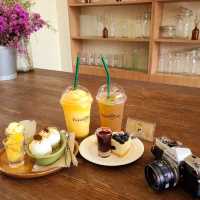 คาเฟ่ริมน้ำ ฉะเชิงเทรา ☕️🥛🫗🍹🎂🍰🧁
