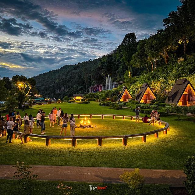 ที่พักวิวสวย ติดแม่น้ำแคว และเส้นทางรถไฟสายมรณะ