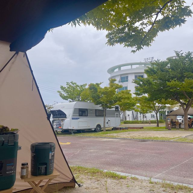 [경남/거제]거제도 몽돌해수욕장 10초거리 캠핑장❣️