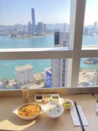 享受維港景色 房內慢慢嘆早餐🥣