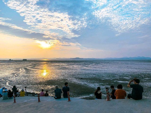 🌅바다 끝 태양의 아름다움을 볼 수 있는, 일몰이 아름다운 탄도항