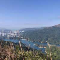 Needle hill and stunning view of Shing mun water reservoir 