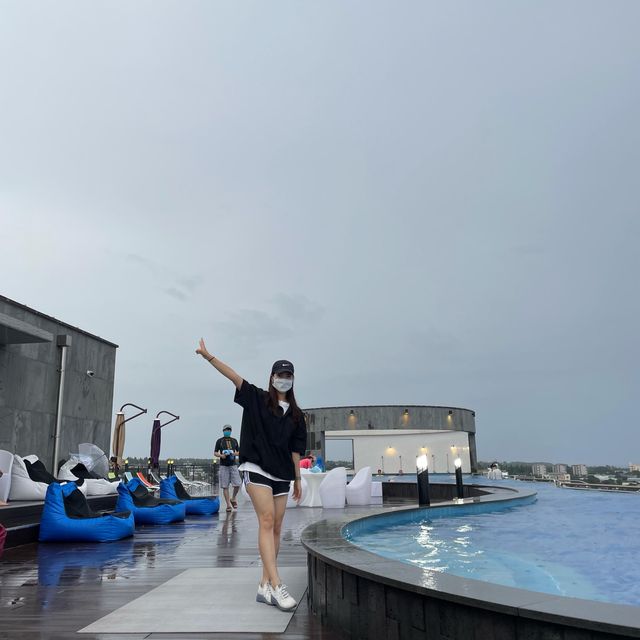 루프탑수영장 호텔 코업시티하버뷰