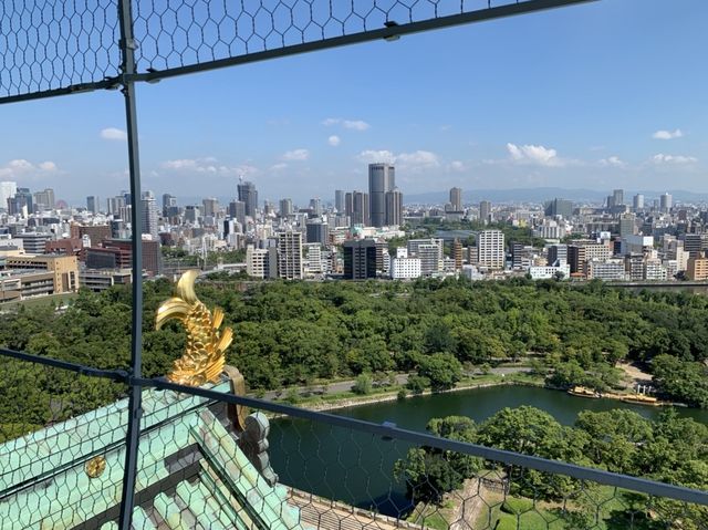 大阪　大阪城　外からも中からも楽しめる❗️絶景❗️