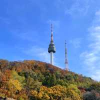 맑은 가을날의 서울타워 도보여행!!