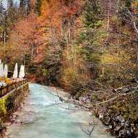The beautiful natural wonder Partnach Gorge