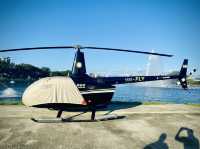 Catching a heli in Tasik Titiwangsa Lake, KL 