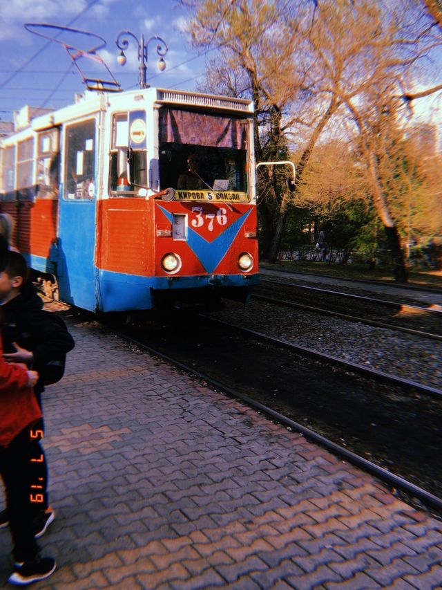 Old magical trams - Khabarovsk 