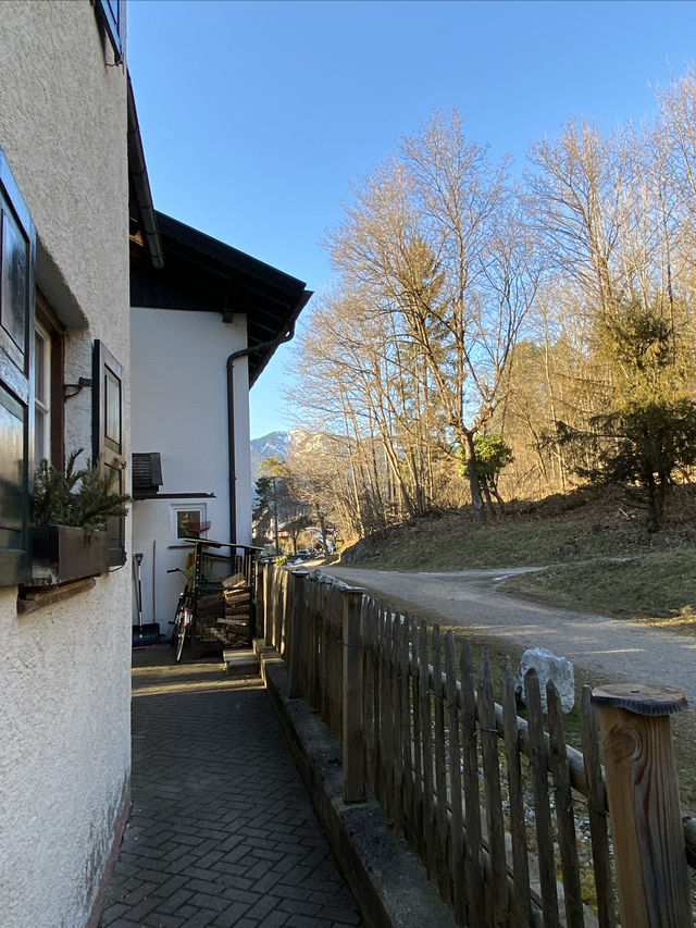 German countryside characteristic cottage.