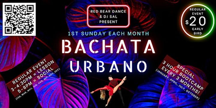 Bachata Urbano - Lesson and Social - Bootcamp every 3rd month | Urbano California Bistro, H Street, Modesto, CA, USA